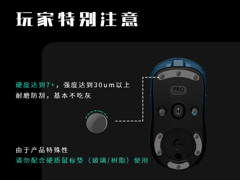 鼠標(biāo)玻璃腳貼、腳墊